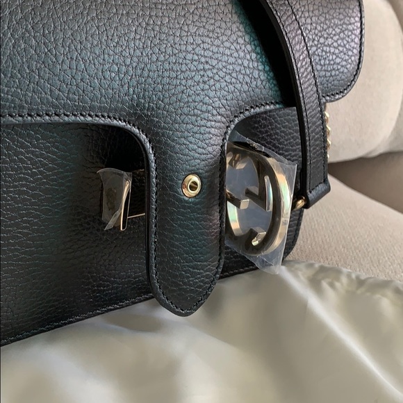 NEW Gucci purse, gorgeous black leather! - Picture 3 of 6